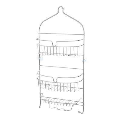 Kenney 614151REM Chrome 3-Shelf Hanging Shower Caddy, 24 In. X 11 In.