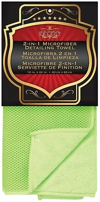 SM Arnold 25-860 Microfiber Mesh Towel, Two-Sided, 16 x 24 In., Green