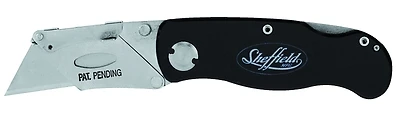 12613 Utility Lockback Knife, 6 Inch, Black Aluminum Handle