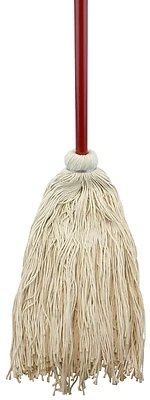 11112l Wet Mop With Hanger, 12 Oz Cotton Head, 60 In Metal Handle