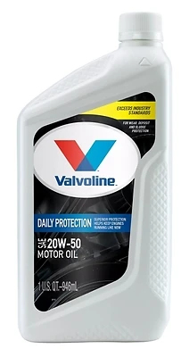 Daily Protection Synthetic Blend Motor Oil 20w-50 1 Quart Bottle