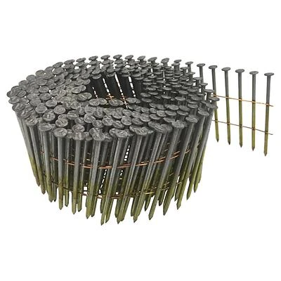 2-1/4 In. Wire Coil Electro Galvanized Siding Nails 15 Deg 3600 Pk