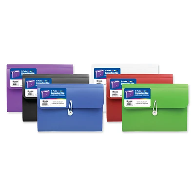 Bazic Products Assorted 13-Pocket Expanding File 1 pk