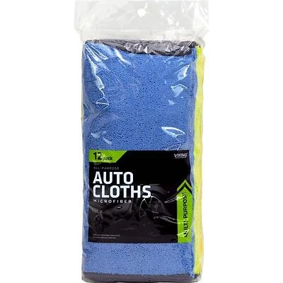 860100 Microfiber Auto Cloths - Pack of 12