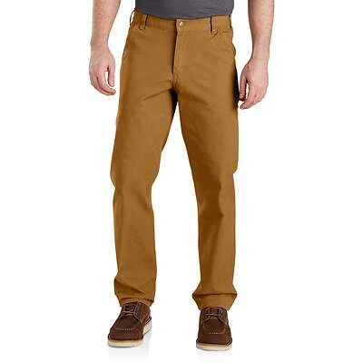 Carhartt BN3279-M Men's Rugged Flex Relaxed Fit Duck Utility Work Pant, W42, Brown