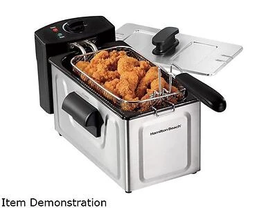 35210 8 Cup Professional Style Deep Fryer - Stainless Steel