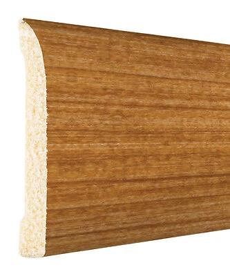 7/16 In. H X 3-3/16 In. W X 8 Ft. L Prefinished Russet Polystyrene Wall Base