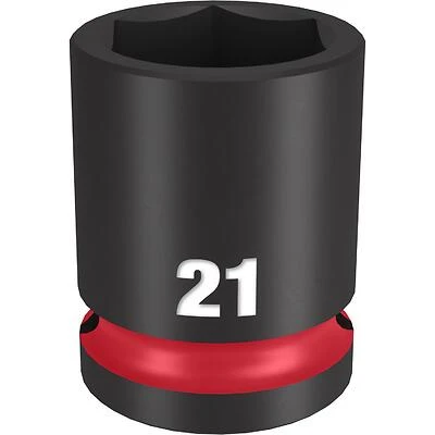 Shockwave 21mm X 1/2in Drive 6 Point Standard Impact Socket 1 Pc