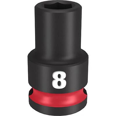 8 Mm X 3/8 In. Drive Metric 6 Point Standard Impact Socket