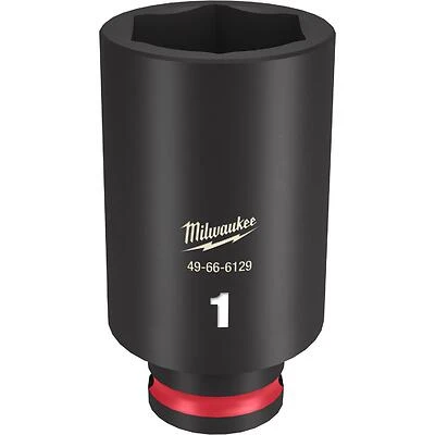 Shockwave 1 Inch X 3/8 Inch Drive Sae 6 Point Deep Impact Socket