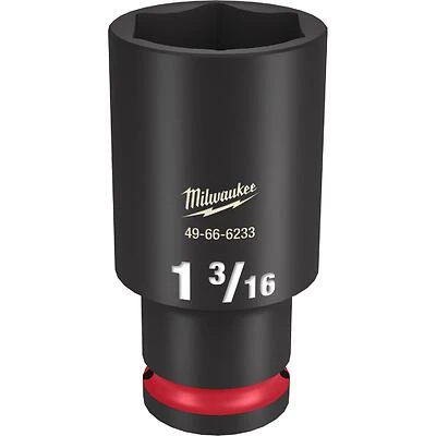 Shockwave 1-3/16 In. Deep 6 Point Impact Socket 1/2 In. Drive