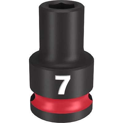 Shockwave 7 Mm X 3/8 In. Drive Metric/sae 6 Point Standard Impact Socket