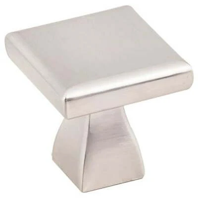 KasaWare K313SN-10 Cabinet Knob, 1 in Projection, Zinc, Satin Nickel
