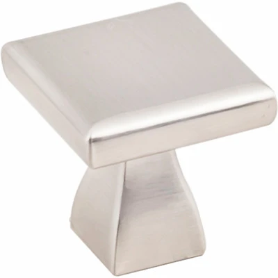 Hardware Resources K313SN-4 Cabinet Knob, Transitional, Zinc, Satin Nickel, 4/PK