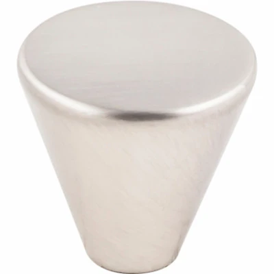 Hardware Resources K512SN-4 Cabinet Knob, Contemporary, 1 in L, Zinc, Satin Nickel, 4/PK
