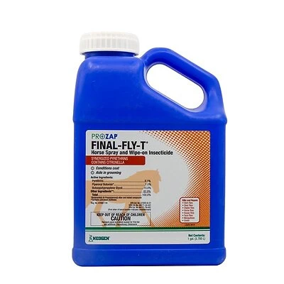 Final Fly-t Insecticide, 1 Gallon - Effective Fly Control & Coat Conditioning