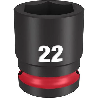 Shockwave 22 Mm X 1/2 In. Drive Metric/sae 6 Point Standard Impact Socket