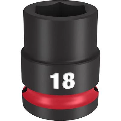 Shockwave 18mm X 1/2in Drive Metric/sae 6 Point Standard Impact Socket