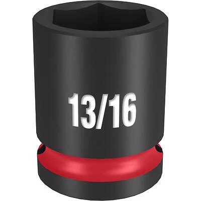 Shockwave 13/16 In. X 1/2 In. Drive Sae 6 Point Standard Impact Socket