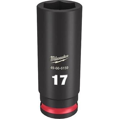 Shockwave 17mm X 3/8 In. Drive 6 Point Deep Impact Socket 1 Pk