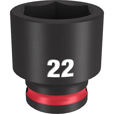 49-66-6145 Shockwave 3/8 In. Drive 22 Mm Standard 6 Point Impact Socket 1 Pc