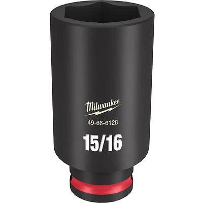 Shockwave 15/16 In. X 3/8 In. Drive Sae 6 Point Deep Impact Socket