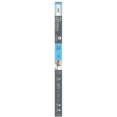 Feit T8 LED Linear Lamp, 18W Equivalent, 18 in., Bi-Pin