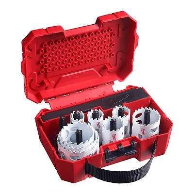 Hole Dozer Carbide Tipped Hole Saw Kit 12 Piece Set For Versatile Cutting