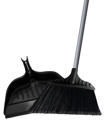 16-in Poly Fiber Upright Broom With Dustpan - Model 2132xl