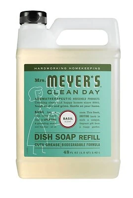 Clean Day Basil Scent Liquid Dish Soap Refill 48 Oz 1 Pk, Model 304833