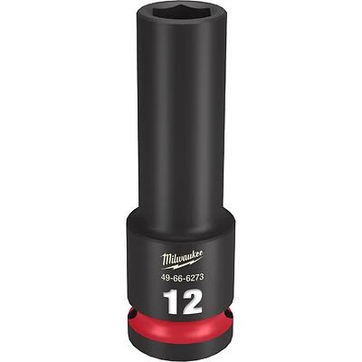 Shockwave 12 Mm X 1/2 In. Drive 6 Point Deep Impact Socket