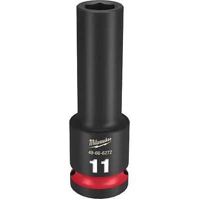 Shockwave 11 Mm X 1/2 In. Drive Deep Impact Socket - 6 Point