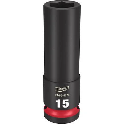 Shockwave 15 Mm X 1/2 In. Drive Deep Impact Socket - 6 Point