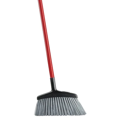 High Power 15 In. W Stiff Recycled Pet Broom With Steel Handle