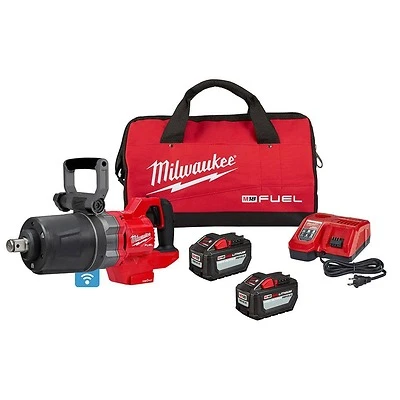 M18 Fuel 1 In. D-handle Impact Wrench Kit With Two 12.0 Ah Batteries
