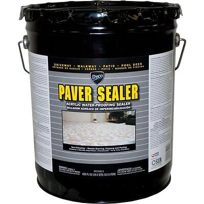 Paver Sealer 5 Gallon Clear Gloss Exterior Solvent Acrylic Sealer Model Dyc7200/5