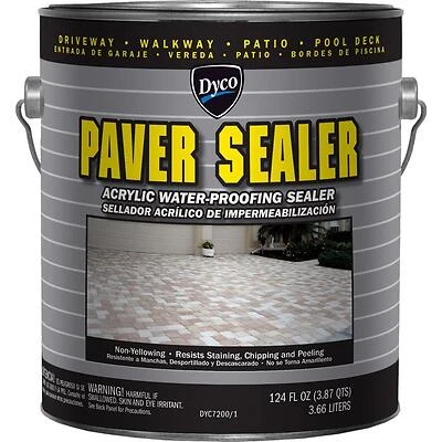 Paver Sealer 1 Gallon Clear Gloss Exterior Solvent Acrylic Sealer Model Dyc7200/1