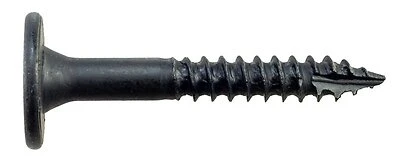 Outdoor Accents Structural Wood Screw, Black, 2 In., 12-Pk.