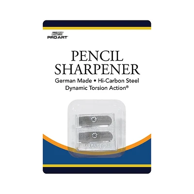 Pro-411 Double Hole Aluminum Pencil Sharpener For Standard And Large Pencils