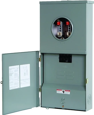 200-amp Ring Single Phase Meter Socket With 4 Spaces And 8 Circuits