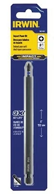 Impact Performance Series #1 Phillips Insert Bit 6 Inch With 1/4 Inch Shank