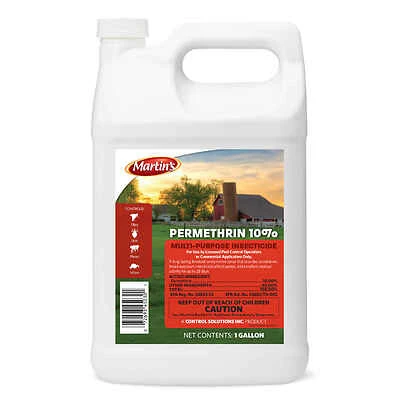 Permethrin 10% Insect Killer Concentrate 1 Gallon For Livestock And Premises