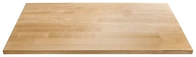 28-inch Wide Brown Hardwood Work Bench Top For Garage Cabinets