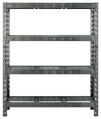 72-in H X 60-in W X 18-in D 4-shelf Steel Freestanding Shelving Unit
