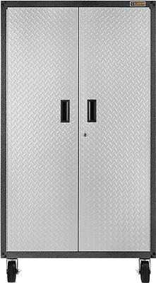 Ready To Assemble 66 In. H X 36 In. W X 18 In. D Steel Rolling Garage Cabinet