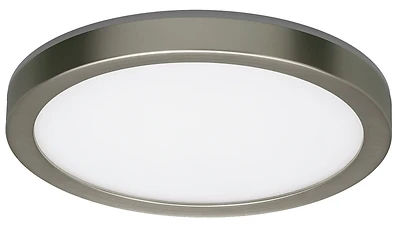 Lowpro 7.5 Inch Brushed Nickel Ceiling Light With 3 Cct Color Preference Technology