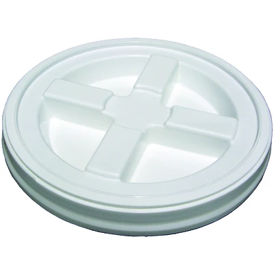 White Polyethylene Paint Pail Lid, 12.25 In Diameter, Model 500435