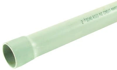 JM Eagle 67496 PVC Schedule 40 Conduit, 2 In. x 10 Ft.