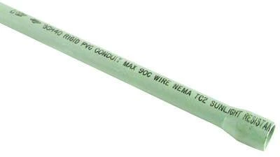 JM Eagle 67447 PVC Schedule 40 Conduit, 1/2 In. x 10 Ft.