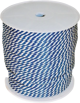 3/8 In. X 500 Ft. Solid Braid Multifilament Polypropylene Derby Rope - Red